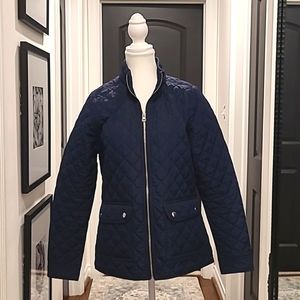 Women's Navy Quilted Jacket (Offers Accepted)